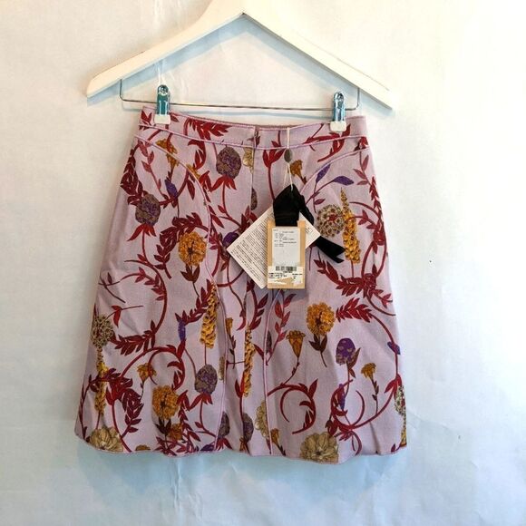 GIAMBATTISTA Valli floral skirt XXS BNWT w/ defect - Picture 5 of 9